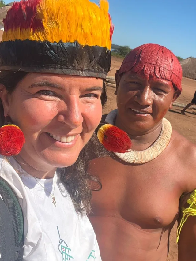 Débora no Kuarup