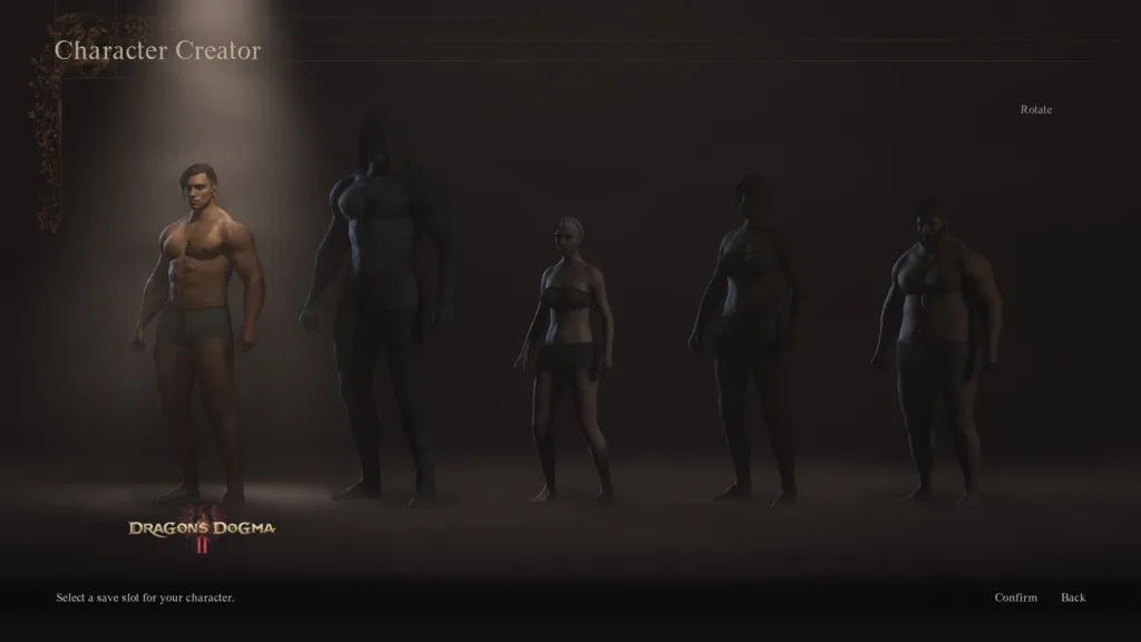 Dragon's Dogma 2 Ferramenta de Criação de Personagens