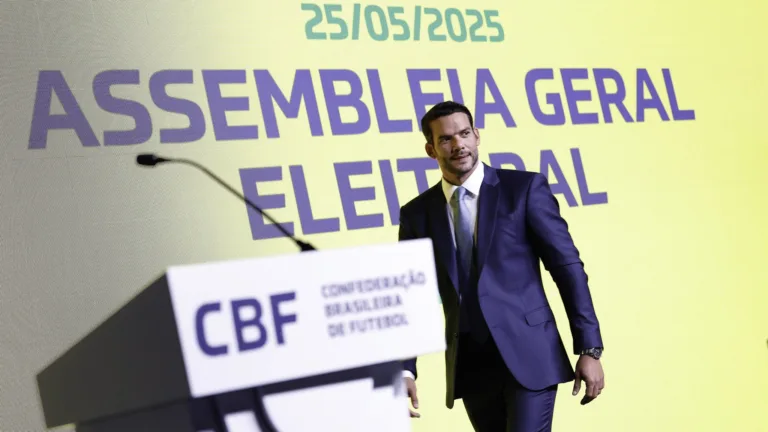 Assembleia Geral Eleitoral da CBF. Samir Xaud