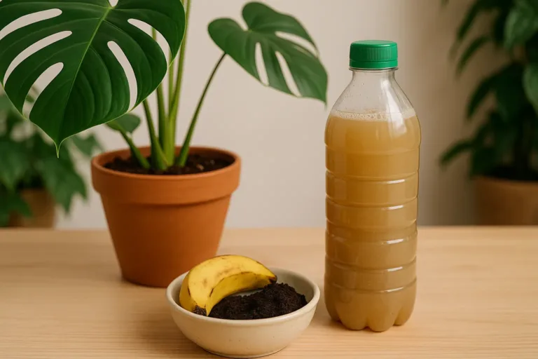Faça esse adubo líquido caseiro para costela de adão com apenas 2 ingredientes naturais