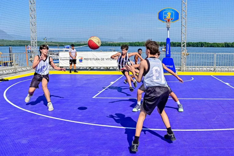 Esporte Por Vitória. Ilha das Caieiras. Basquete 3 x 3
