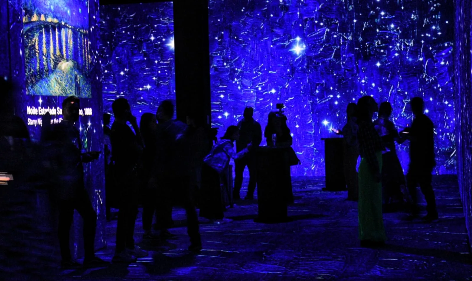 Exposição imersiva de Van Gogh
