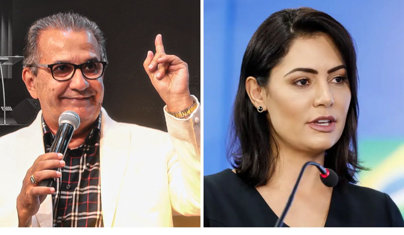 Silas Malafaia e Michelle Bolsonaro
