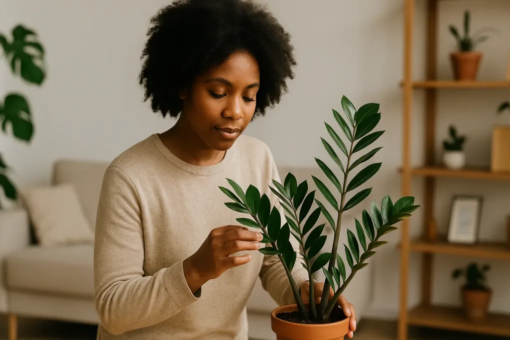 Como fazer mudas e replantar a zamioculca do jeito certo