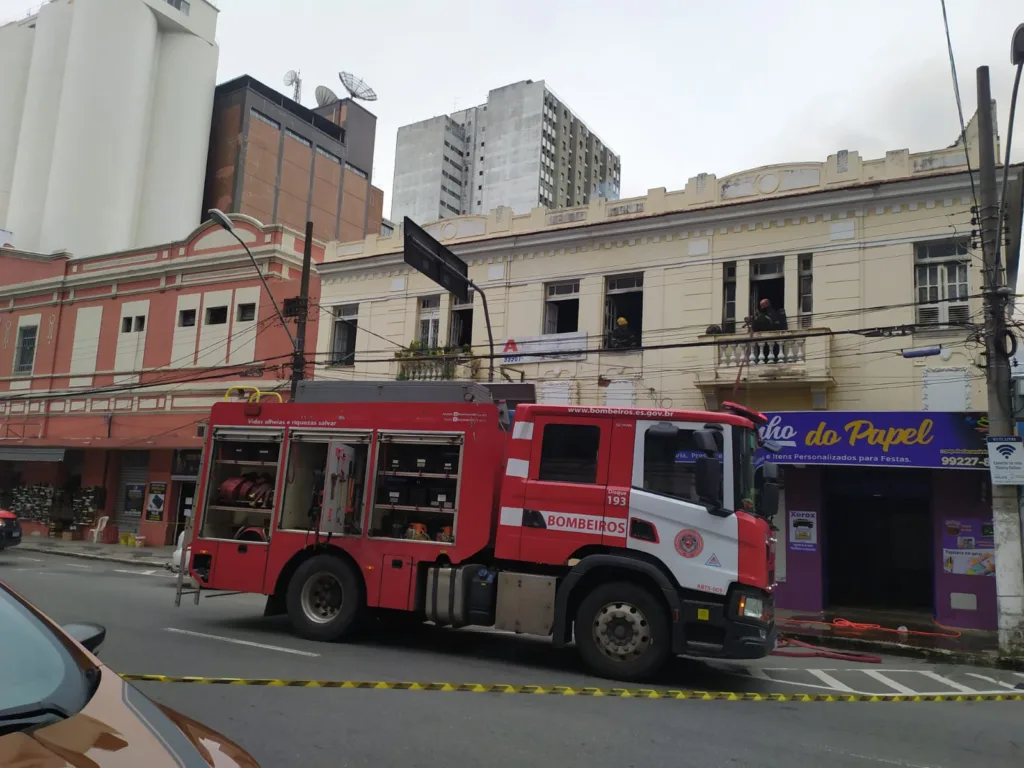 Incêndio no Centro de Vitória