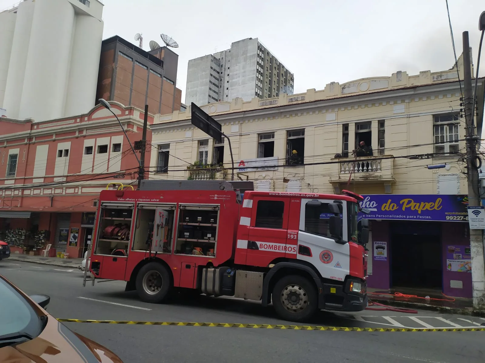 Incêndio no Centro de Vitória