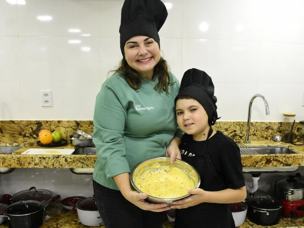 Rosana Neres e Gustavo - Receita de bolo de laranja sem lactose