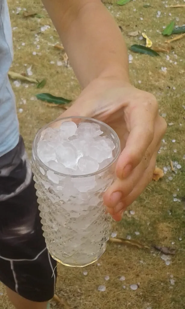 chuva de granizo em santa teresa