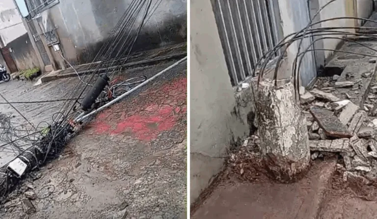 Poste cai Vila Velha