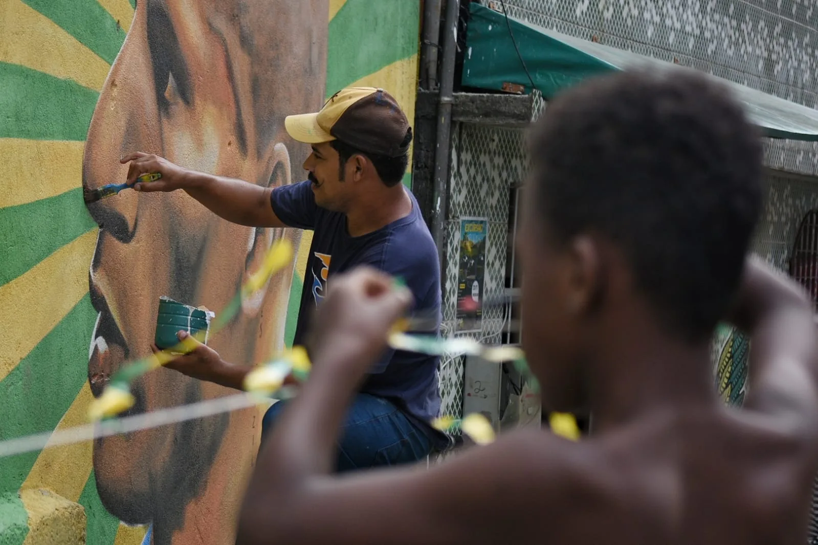 Pinturas da copa em São Benedito