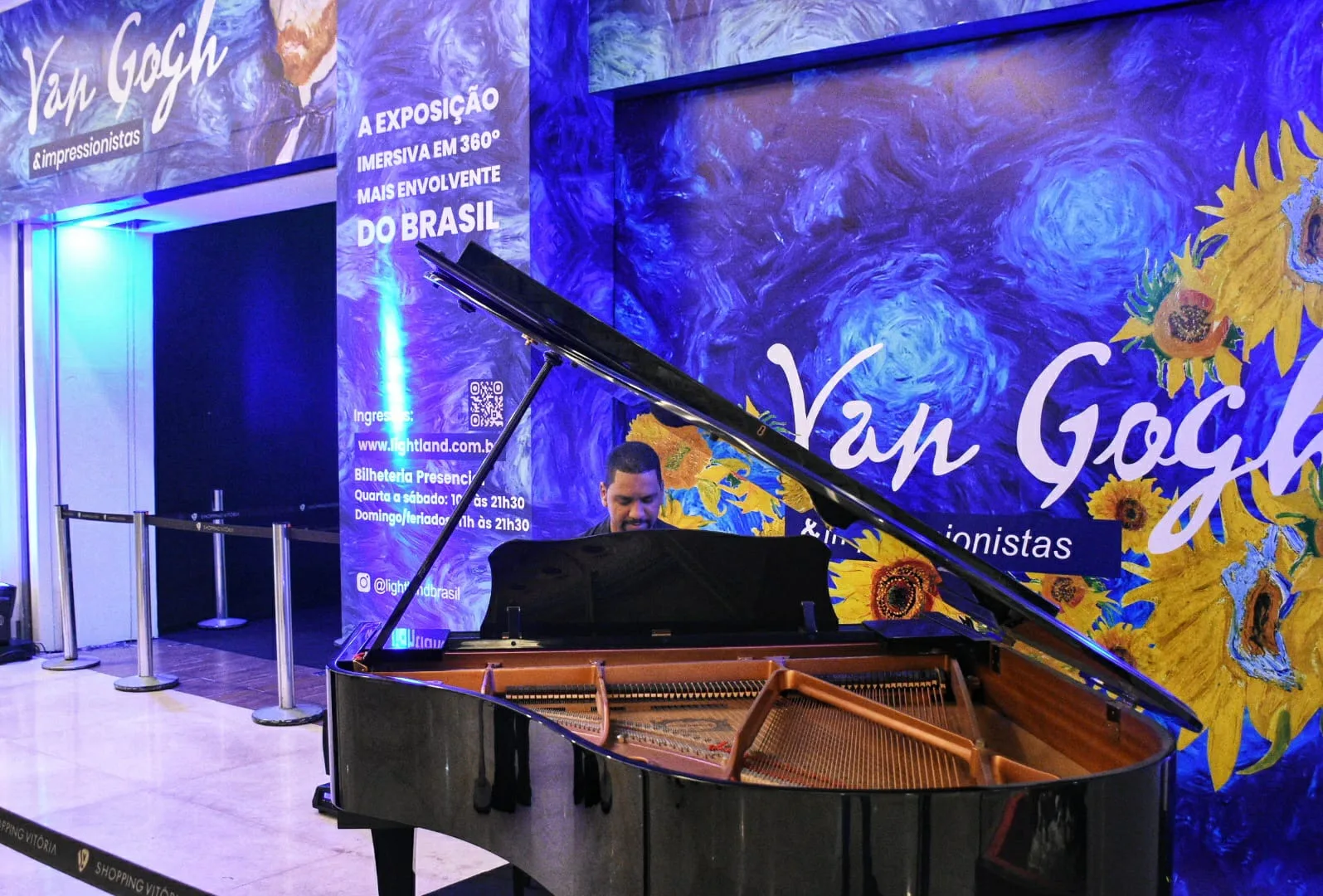 Exposição imersiva de Van Gogh