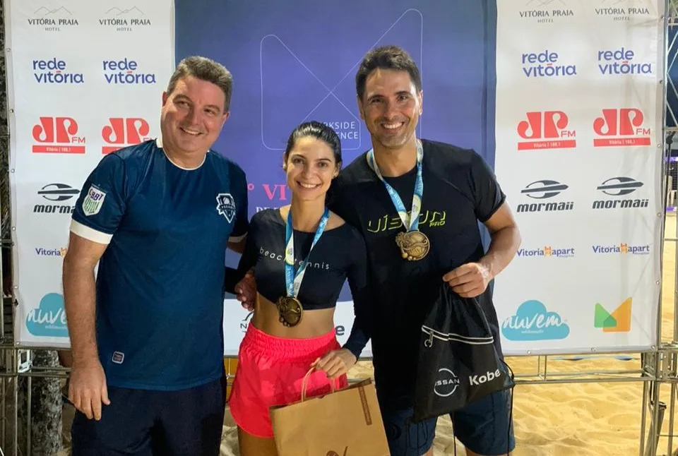2º Vitória Open de Beach Tennis, praia de Camburi. Dia 1