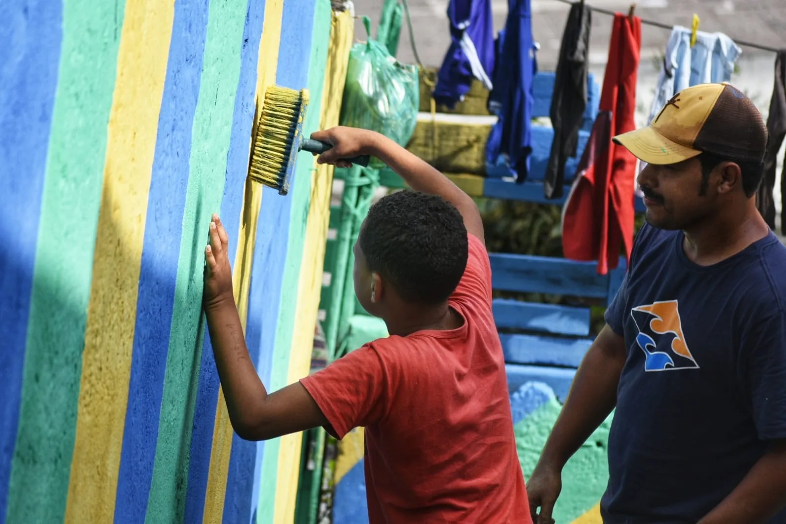 Pinturas da copa em São Benedito