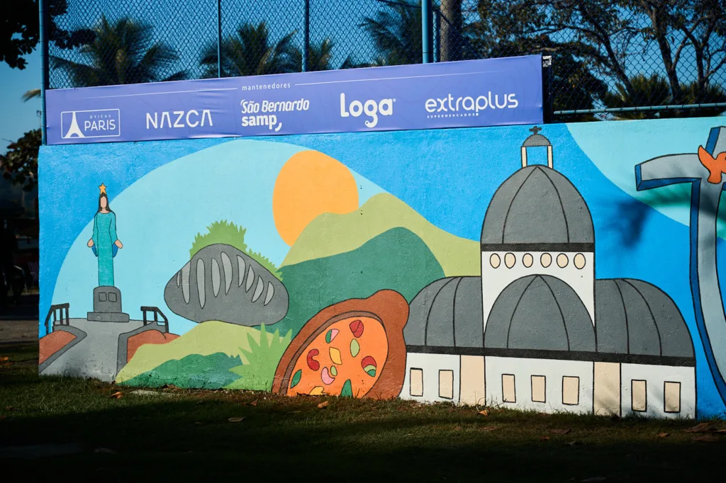 Quadras de Tênis da Rede Vitória na Praça dos Namorados, em Vitória.