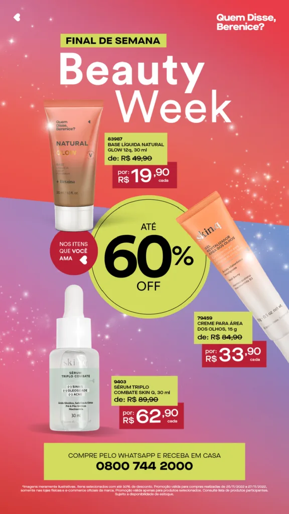 Quem Disse Berenice - QDB_C13_22_Promo_Beauty Week_Fds