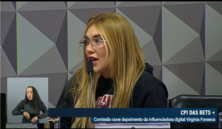 Vírginia Fonseca é testemunha na CPI das bets.