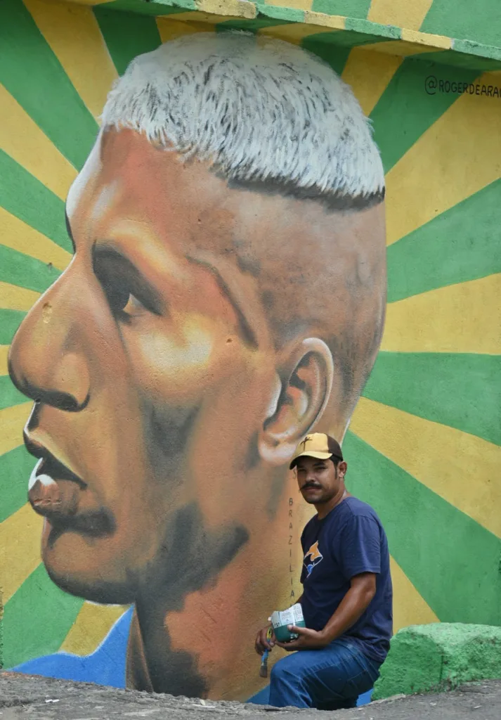 Pinturas da copa em São Benedito