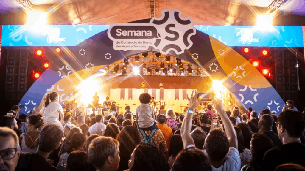 Semana de eventos foi marcada por prestação de serviços e shows de encerramento. Crédito: Divulgação/Fecomércio