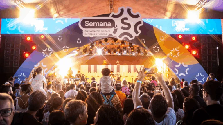 Semana de eventos foi marcada por prestação de serviços e shows de encerramento. Crédito: Divulgação/Fecomércio