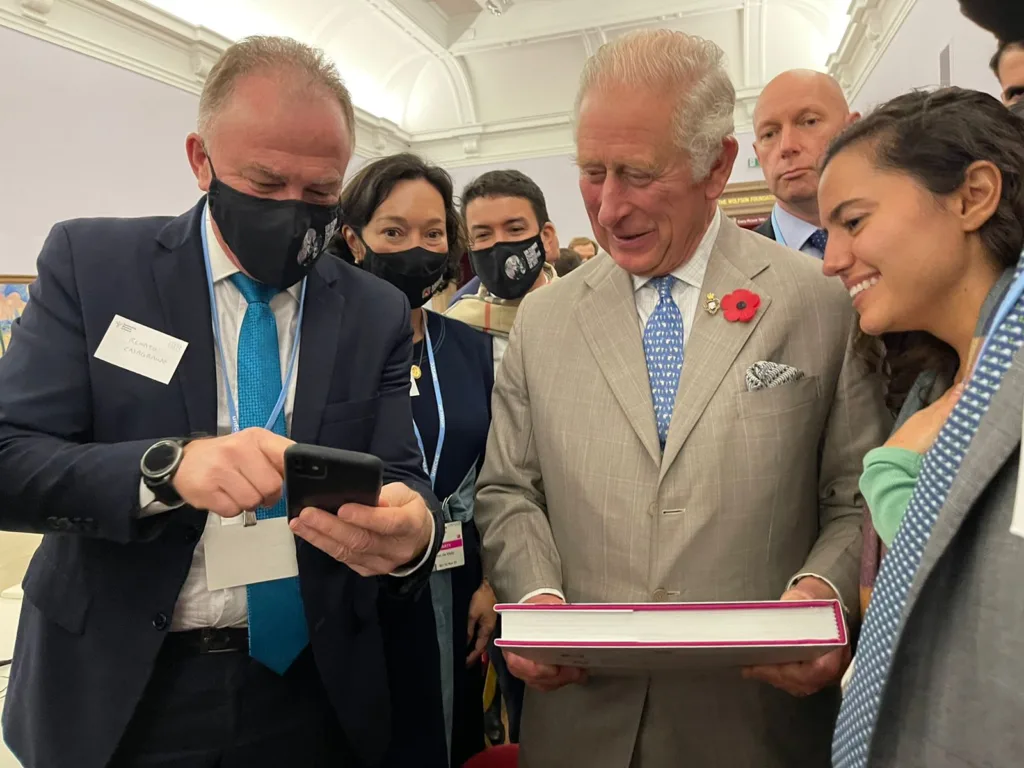 Encontro Casagrande e Príncipe Charles