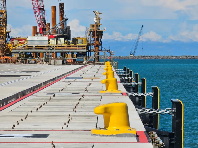 Previsto para 2026, Porto da Imetame finaliza primeiro trecho do terminal de contêineres 