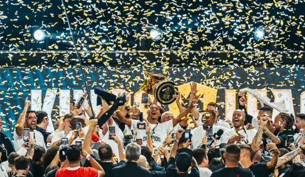 Fúria, de Neymar, foi campeã em cima de Dendele, em final no Allianz Parque. Foto: Edu Santana/ Divulgação Kings League BR