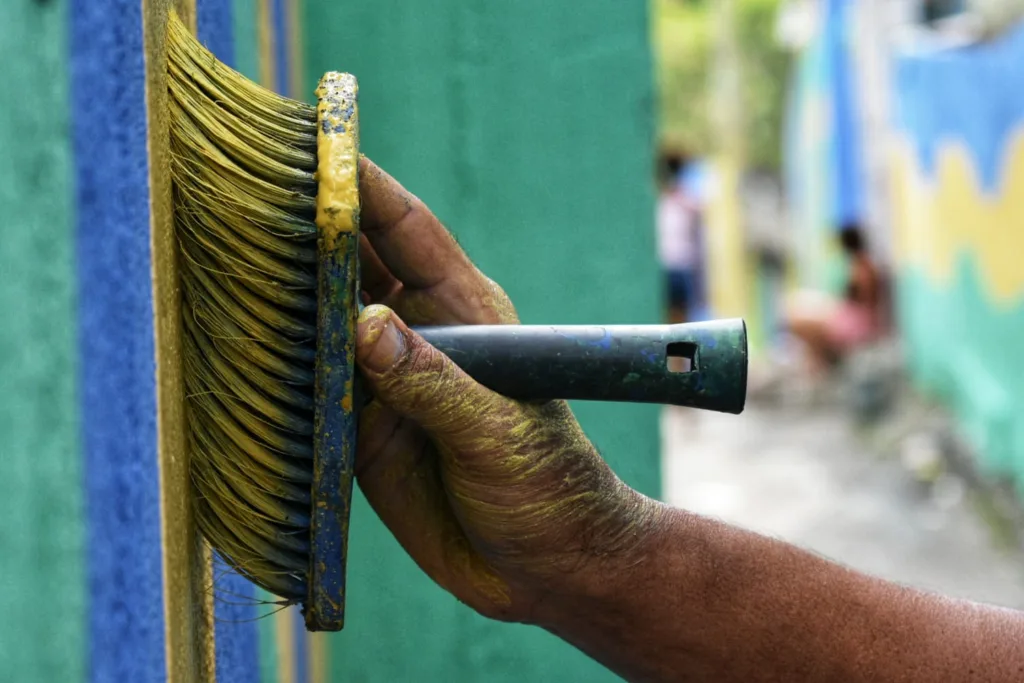 Pinturas da copa em São Benedito
