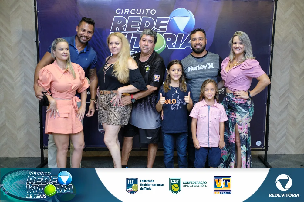 Premiação Circuito TV Vitória de Tênis