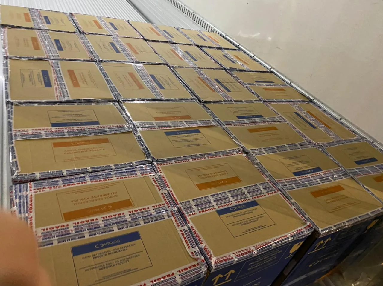 Es recebe 136 mil doses de Pfizer