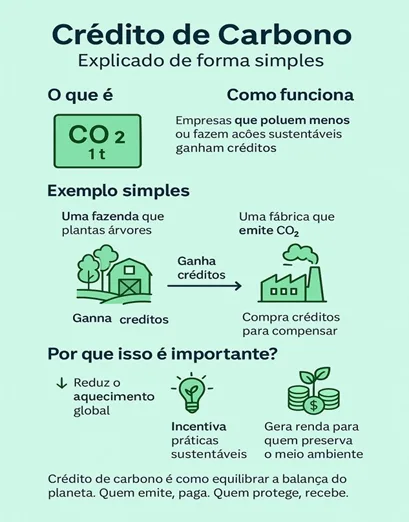Você sabe o que é crédito de carbono?