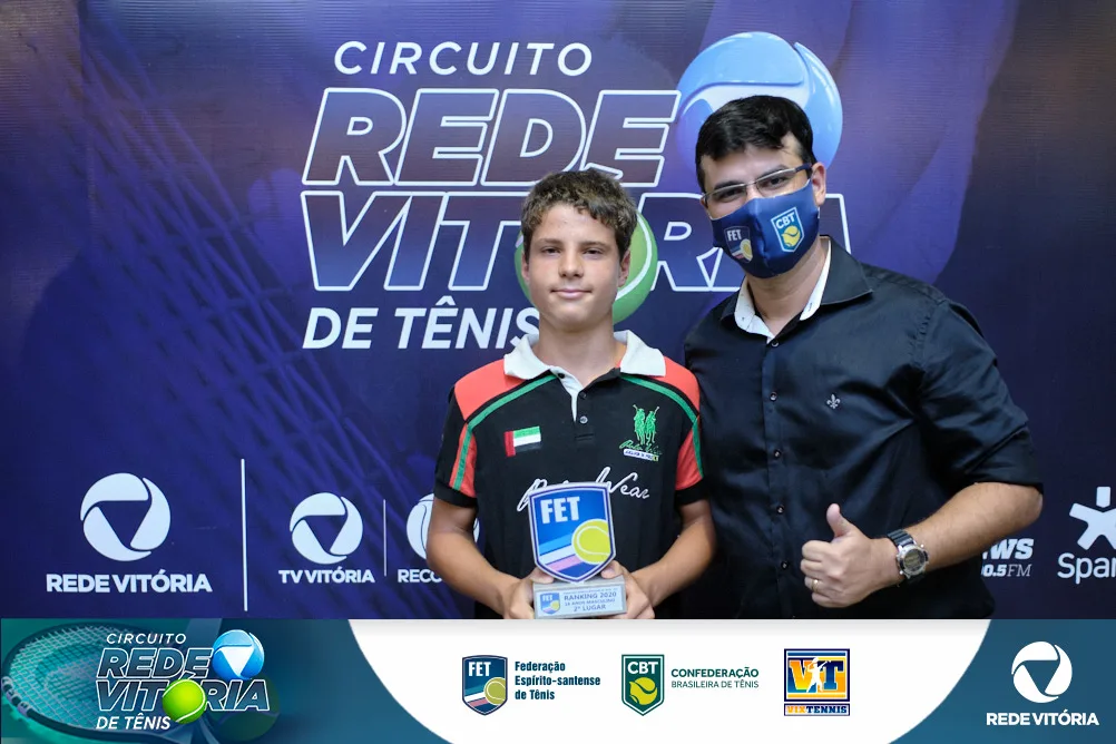 Premiação Circuito TV Vitória de Tênis