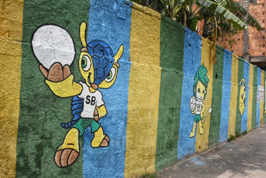 Pinturas da copa em São Benedito