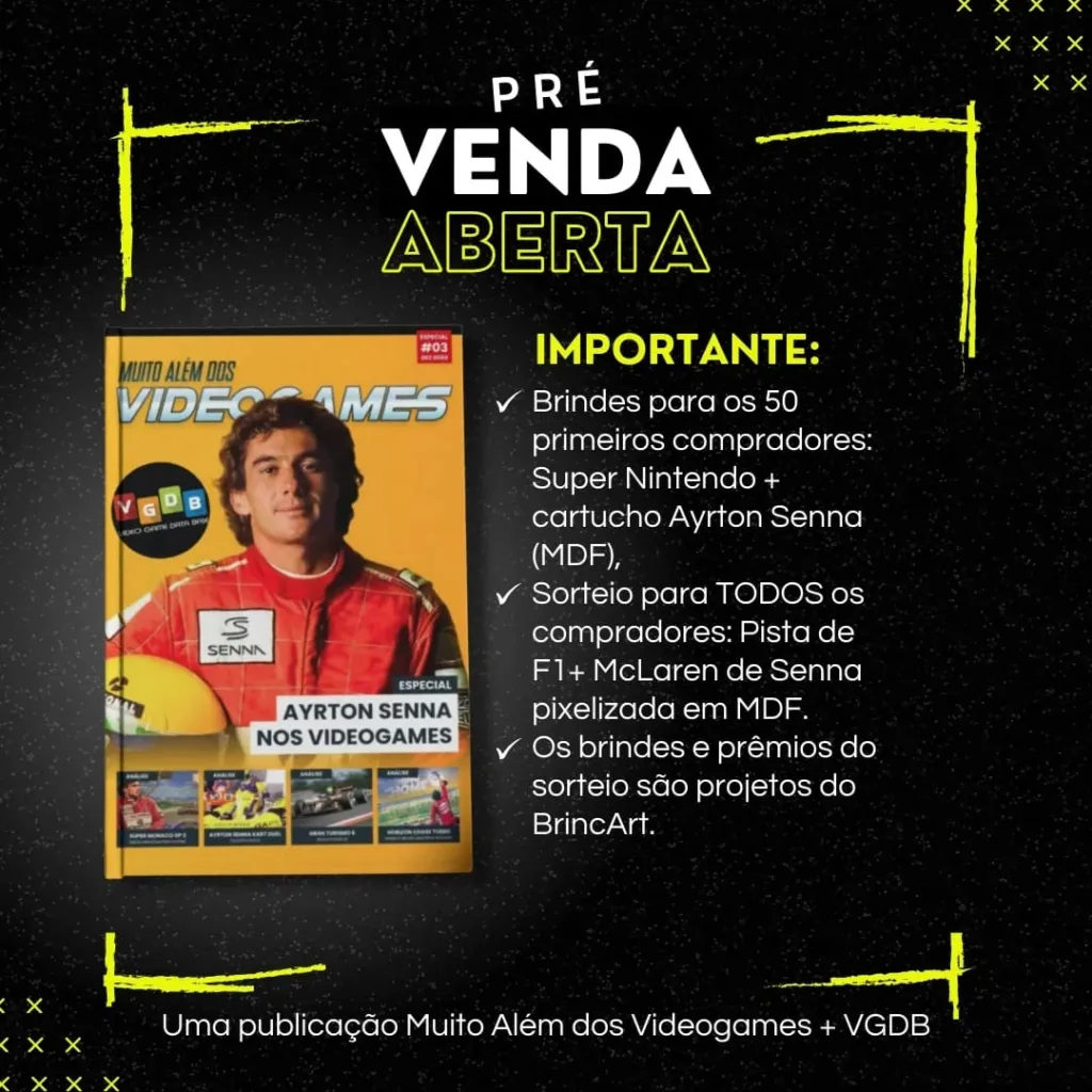Ayrton Senna nos Videogames: Um livro em edição limitada imperdível