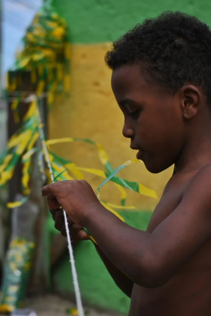 Pinturas da copa em São Benedito