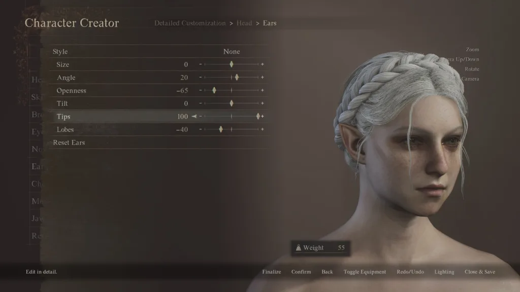 Dragon's Dogma 2 Ferramenta de Criação de Personagens