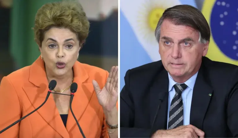 Dilma Rousseff e Jair Bolsonaro