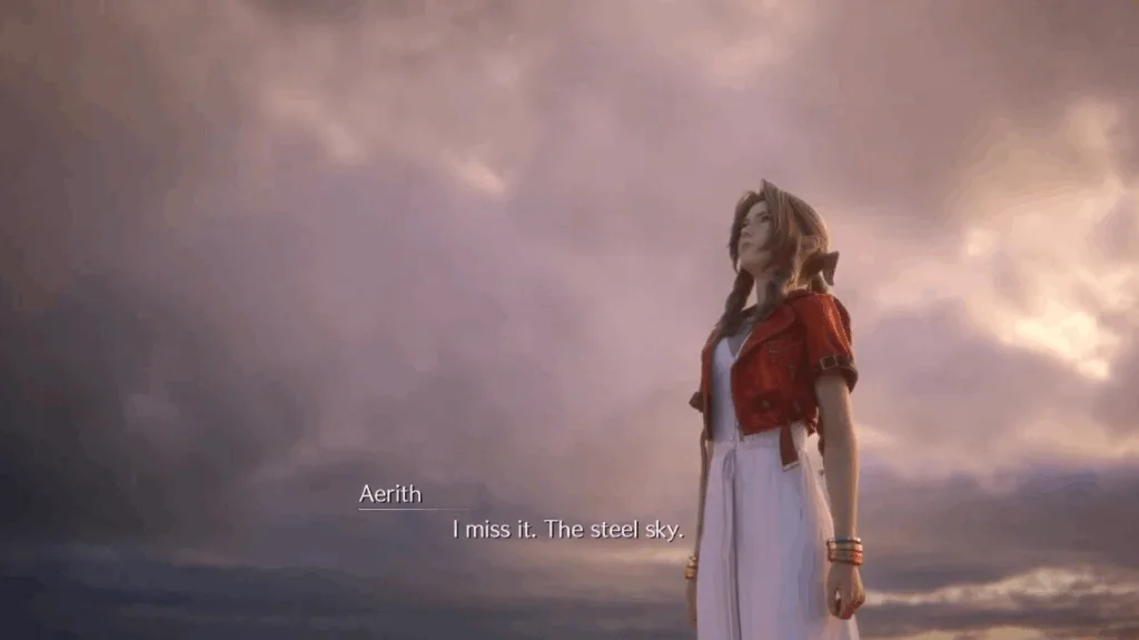 Frase Final Aerith Final Fantasy VII Remake