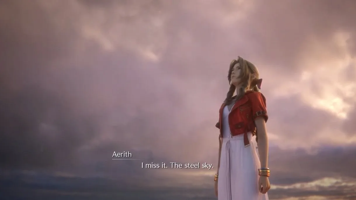 Frase Final Aerith Final Fantasy VII Remake