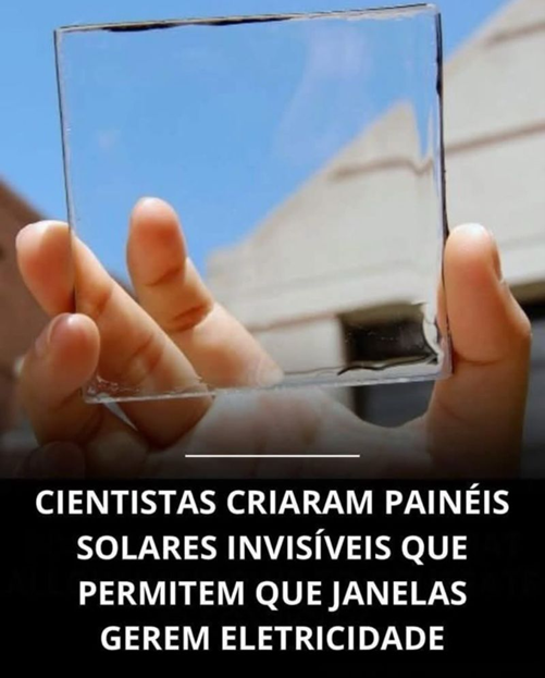 Painéis solares transparentes Painéis solares transparentes