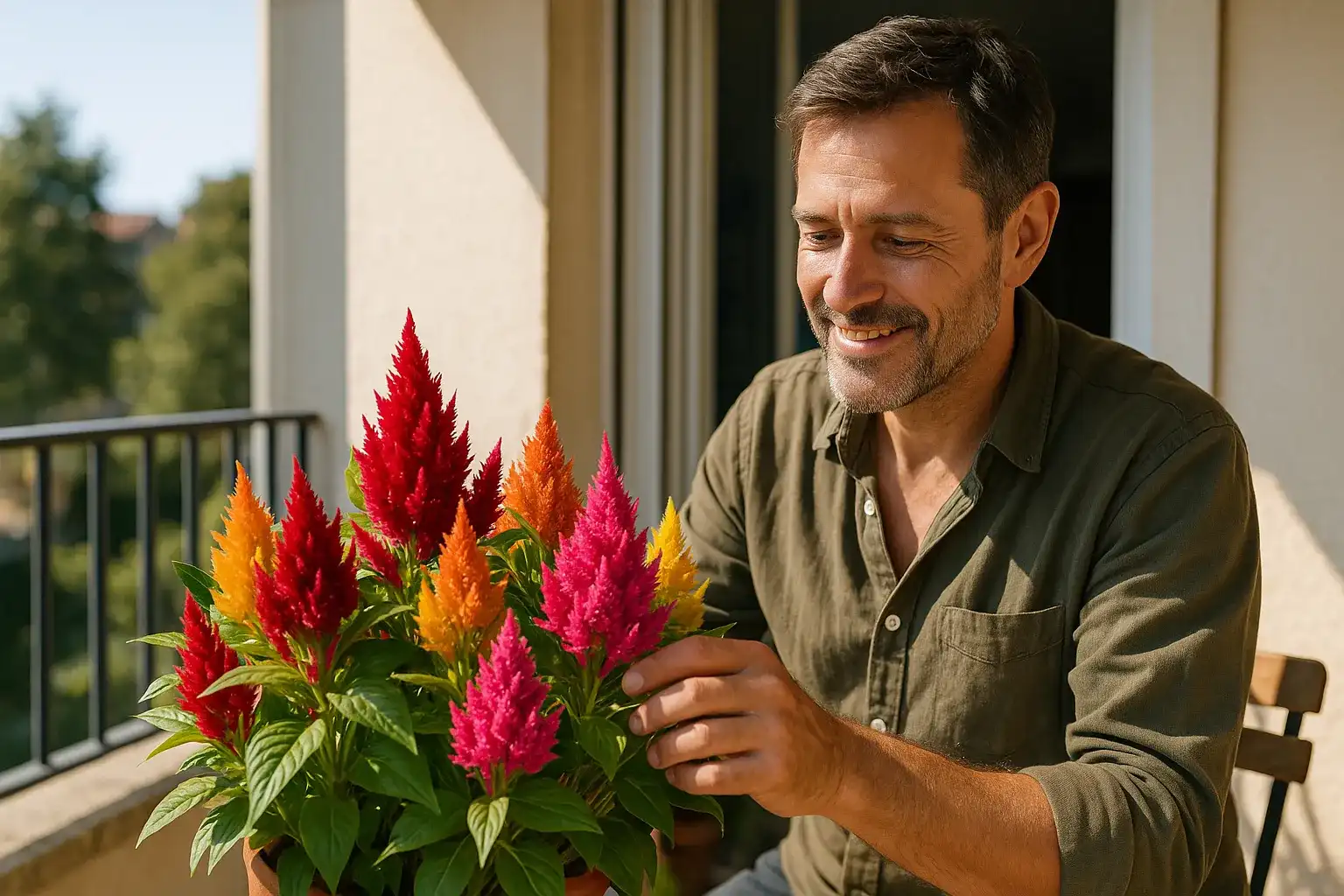 Celósia desbota rápido se não receber esse tipo específico de luz