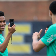 Fotos do Treno (13/06/2025) O jogador Estêvão, da SE Palmeiras, durante treinamento, na Universidade da Carolina do Norte. (Foto: Cesar Greco/Palmeiras/by Canon)