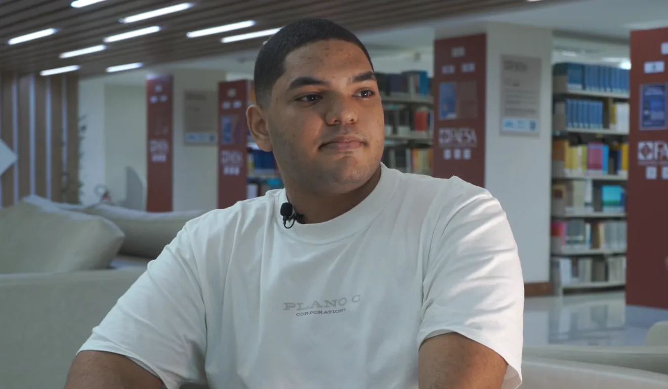 Murilo da Silva Soares, estudante de Ciência da Computação. 