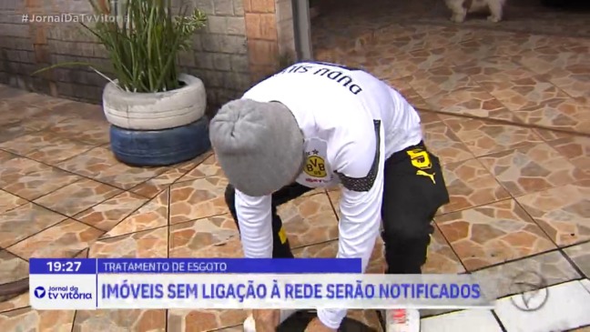 Imóveis sem ligação de esgoto começam a ser notificados