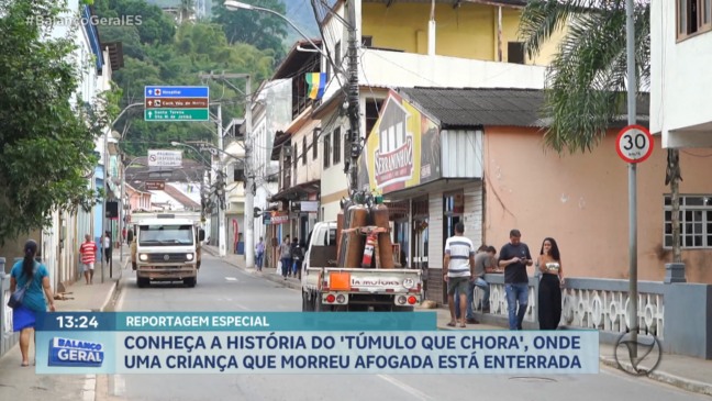 Túmulo que chora em Santa Leopoldina fascina visitantes há décadas