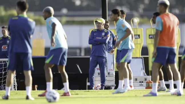 1º Treino da Seleção Brasileira com Carlo Ancelotti. São Paulo (SP). 02/06/2025