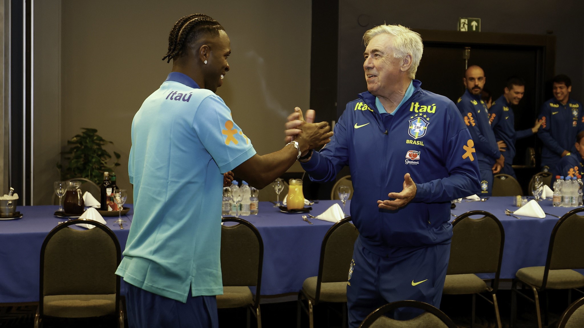 01.06.2025 - Seleção se apresenta em São Paulo Foto: @rafaelribeirorio I CBF