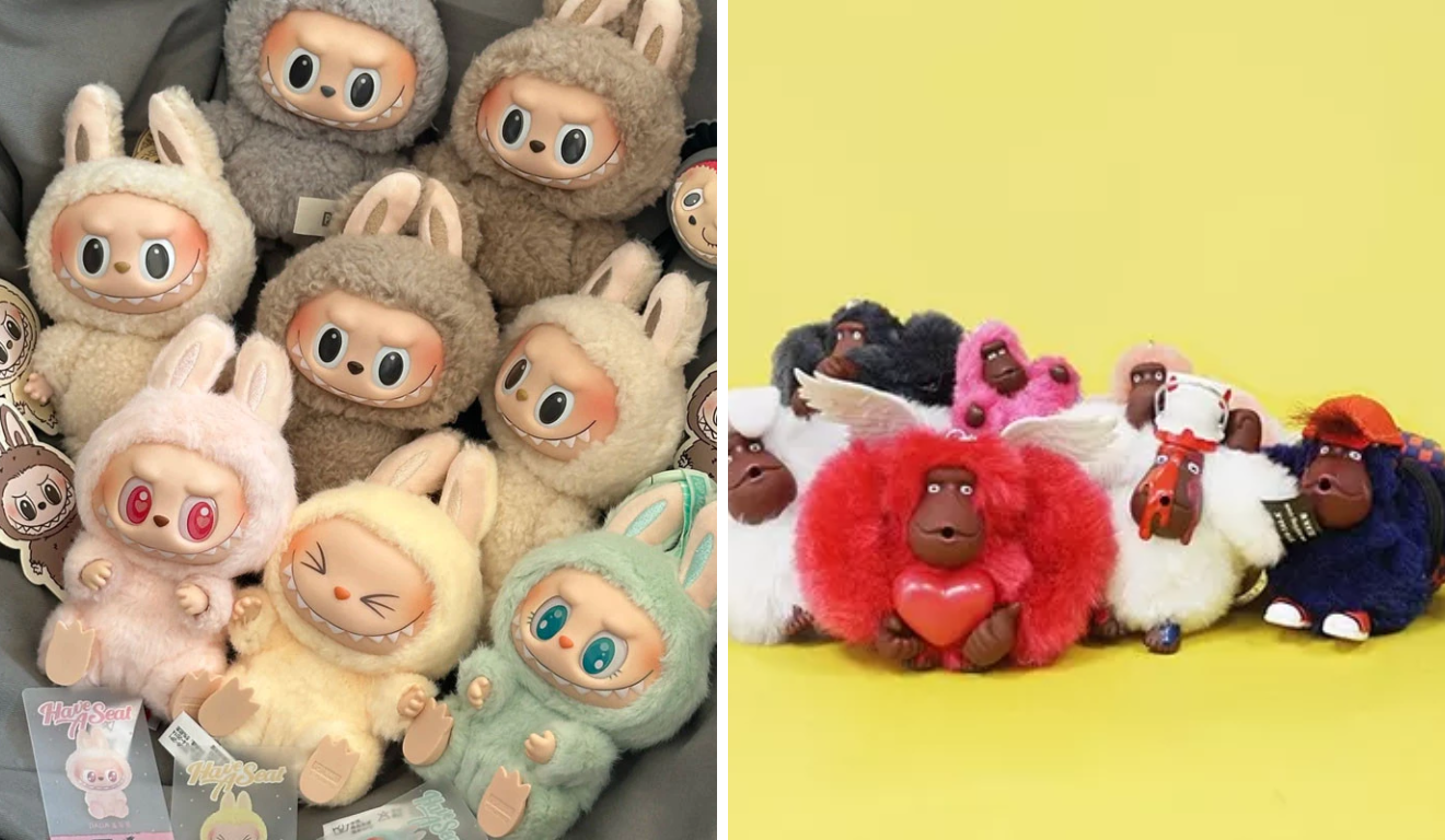 Labubus e macacaquinhos kliping (Foto/reprodução: reprodução redes sociais)