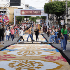 Corpus Christi em Castelo. Foto: Prefeitura de Castelo/Divulgação