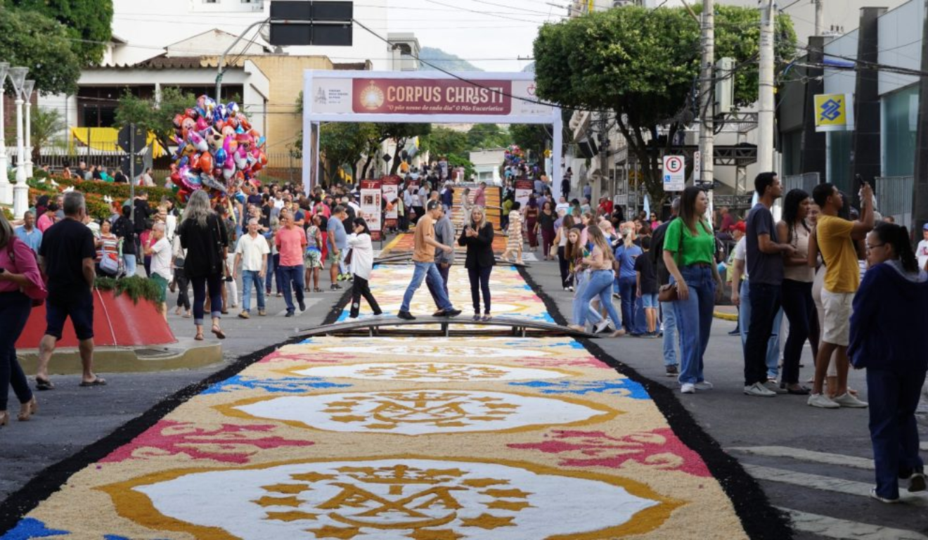 Corpus Christi em Castelo. Foto: Prefeitura de Castelo/Divulgação