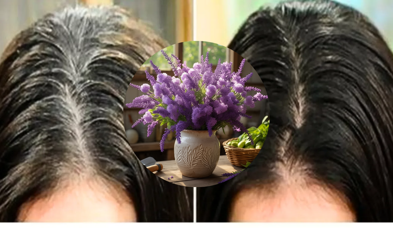 Alecrim escurece o cabelo (Foto: Meta IA)